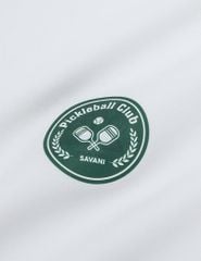 Áo phông có cổ nam in logo trước ngực