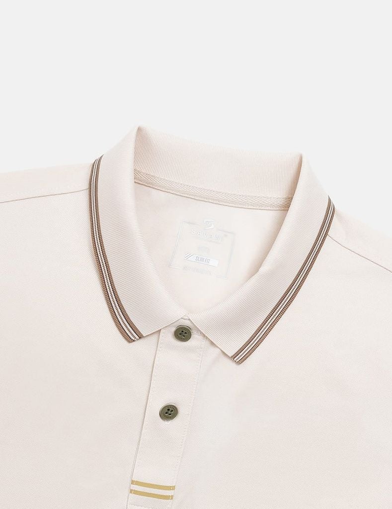 Áo polo ngắn tay nam phối cổ