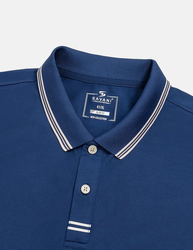 Áo polo ngắn tay nam phối cổ