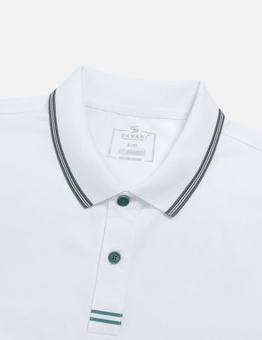 Áo polo ngắn tay nam phối cổ