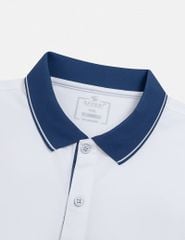 Áo polo nam nẹp dưới vải phối