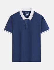 Áo polo nam nẹp dưới vải phối