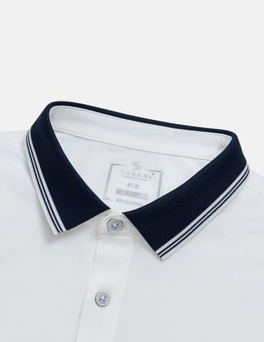 Áo polo ngắn tay nam phối cổ