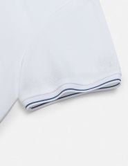 Áo polo ngắn tay nam nẹp phối vải khác màu