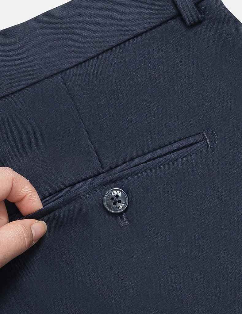 Quần âu nam cạp thường dáng ôm vừa