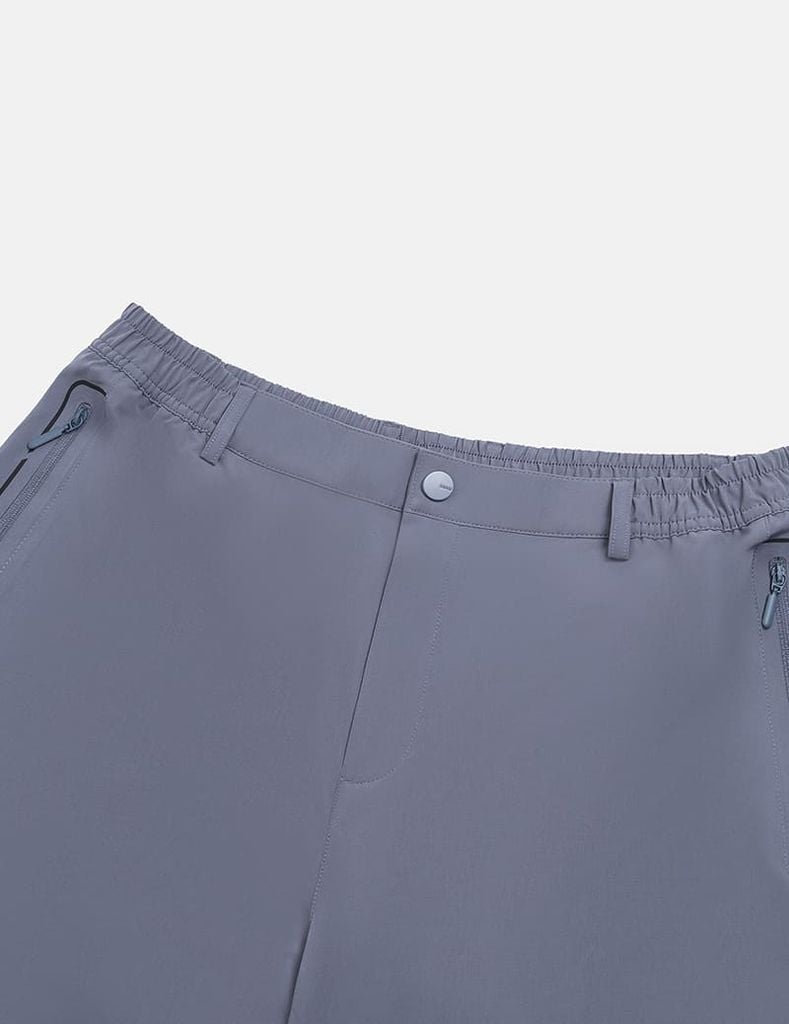 Quần gió cạp âu nam gấu suông