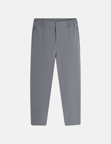 Quần gió cạp âu nam gấu suông