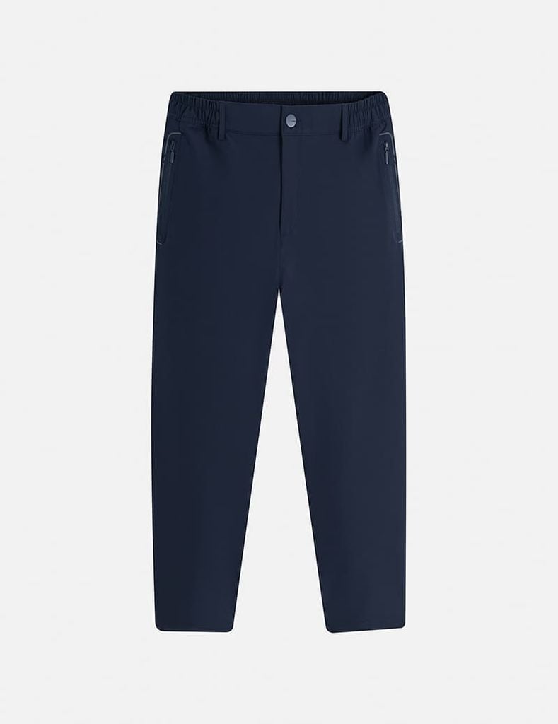 Quần gió cạp âu nam gấu suông