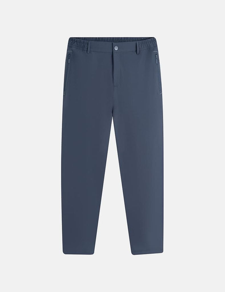 Quần gió cạp âu nam gấu suông