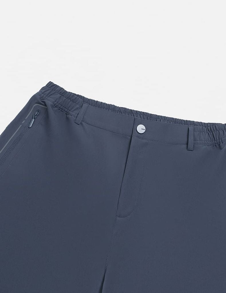 Quần gió cạp âu nam gấu suông