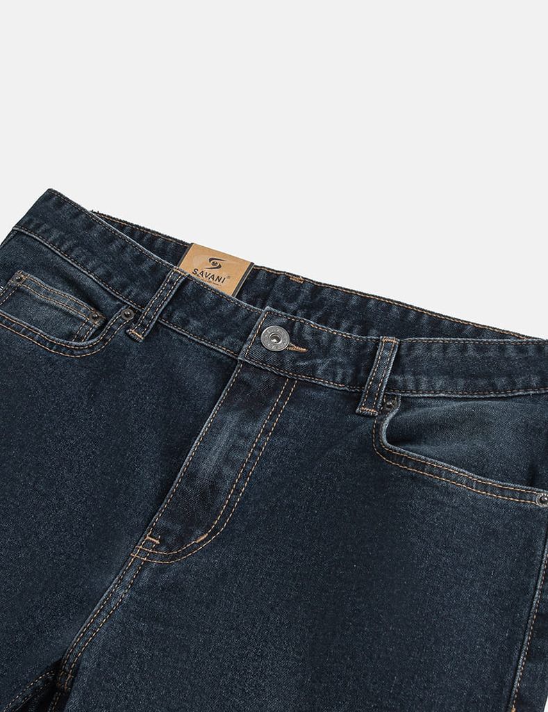 Quần jean nam cạp thường ống đứng