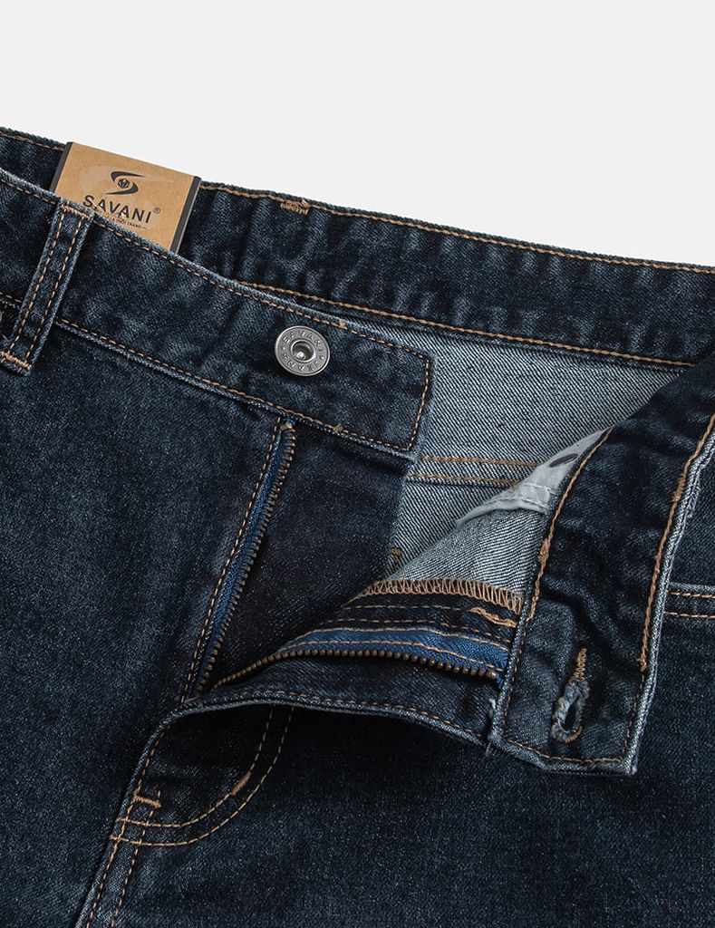 Quần jean nam cạp thường ống đứng