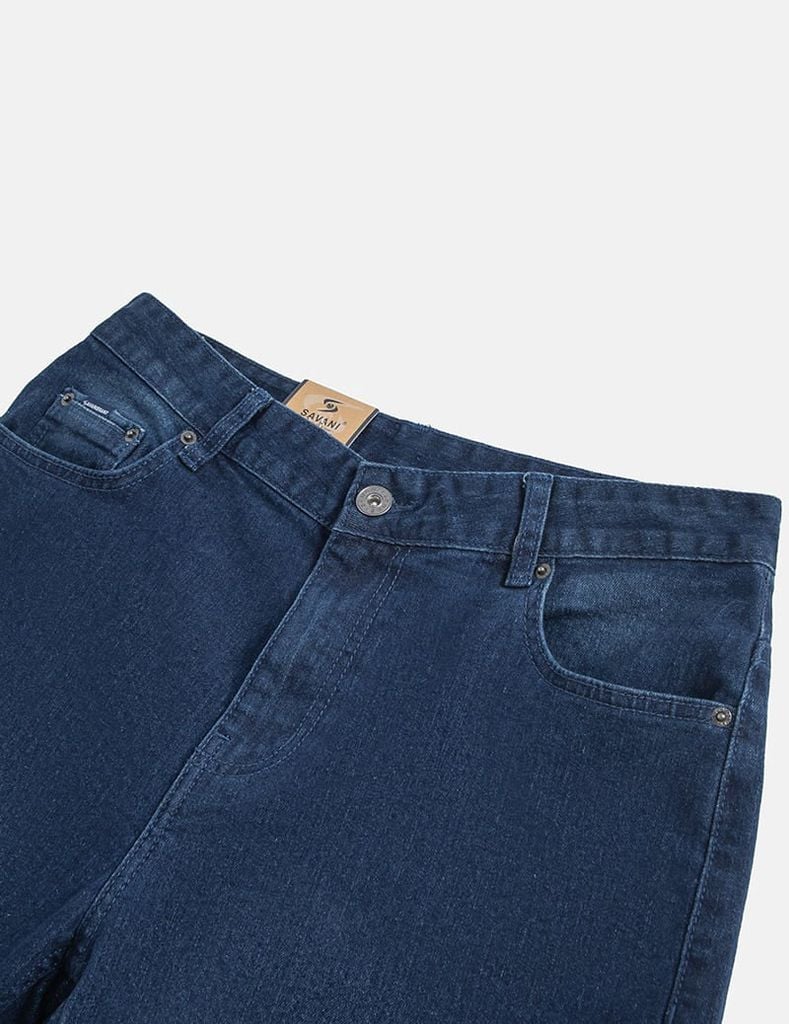 Quần jean nam ống đứng cạp thường