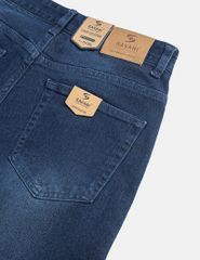 Quần jean nam ống đứng cạp thường