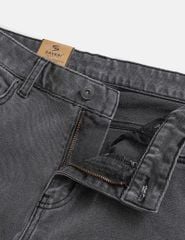 Quần jean nam ống đứng cạp thường