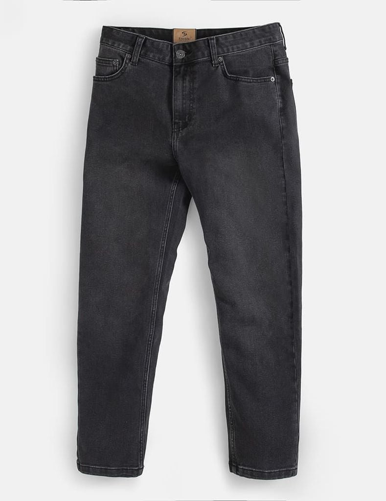 Quần jean nam ống đứng cạp thường