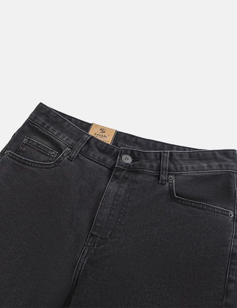 Quần jean nam ống đứng cạp thường