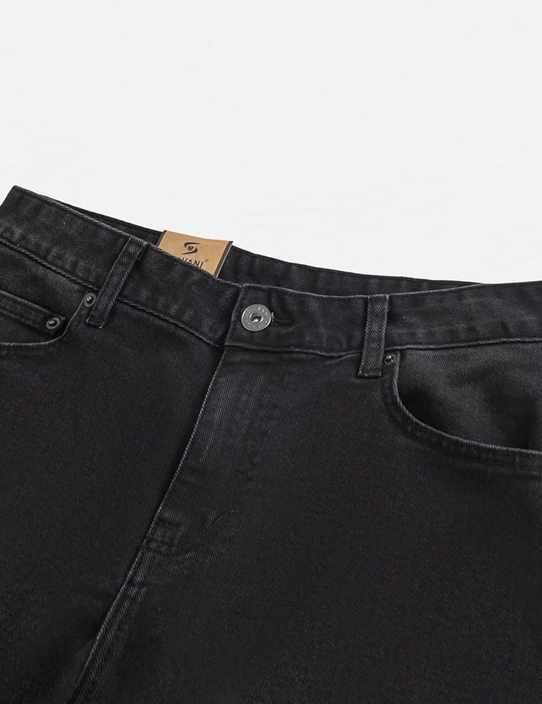 Quần jean nam ống đứng cạp thường