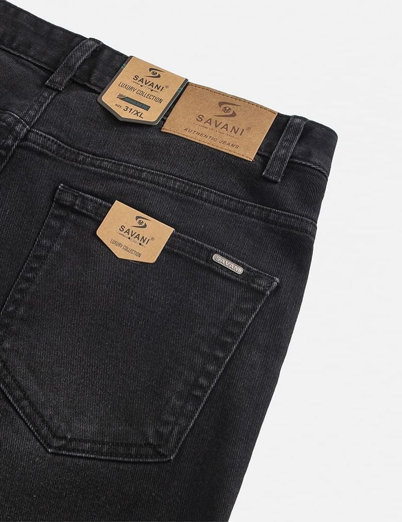 Quần jean nam ống đứng cạp thường