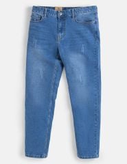 Quần jean nam ống đứng cạp thường