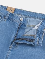 Quần jean nam ống đứng cạp thường