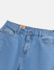 Quần jean nam ống đứng cạp thường