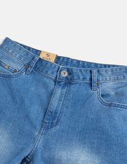 Quần jean nam ống đứng cạp thường