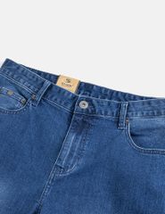 Quần jean nam ống đứng cạp thường