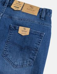 Quần jean nam ống đứng cạp thường