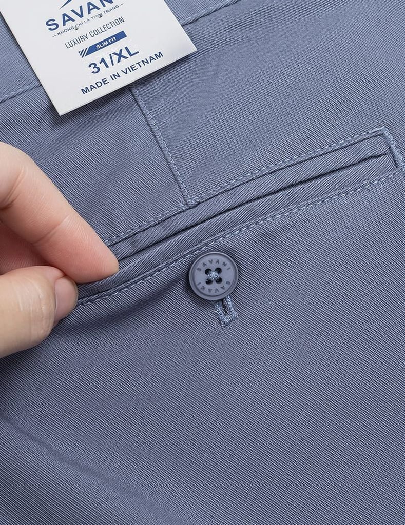 Quần khaki nam cạp thường