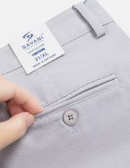 Quần khaki nam thêu trang trí hai bên sườn