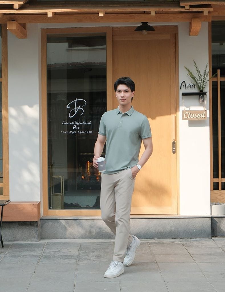Quần khaki nam cạp thường