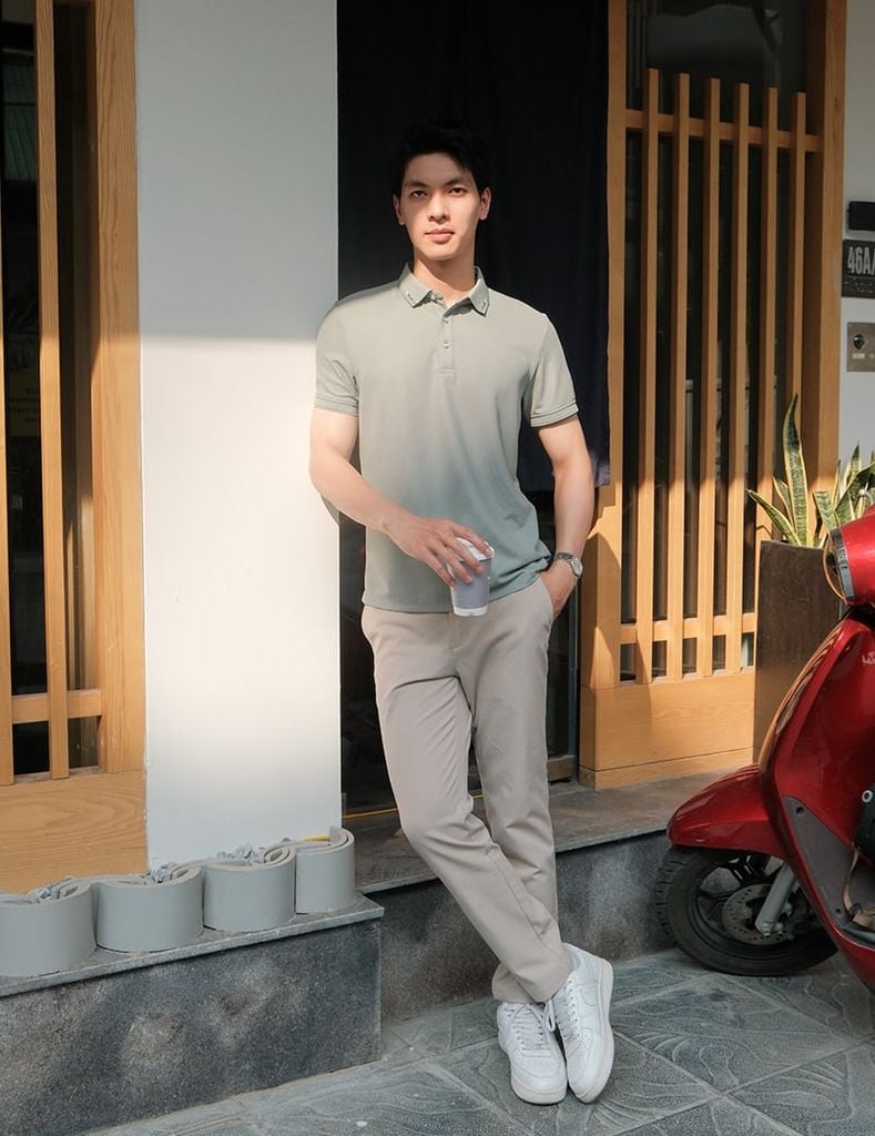 Quần khaki nam cạp thường