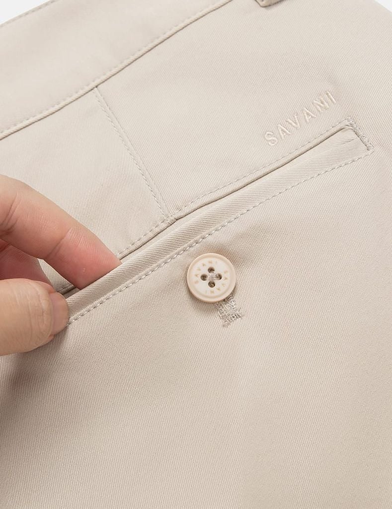 Quần khaki nam cạp thường