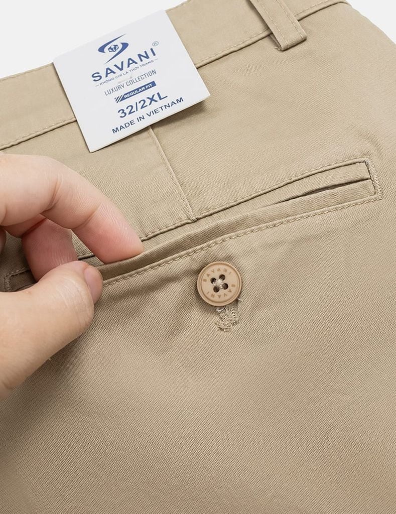 Quần khaki nam cạp thường