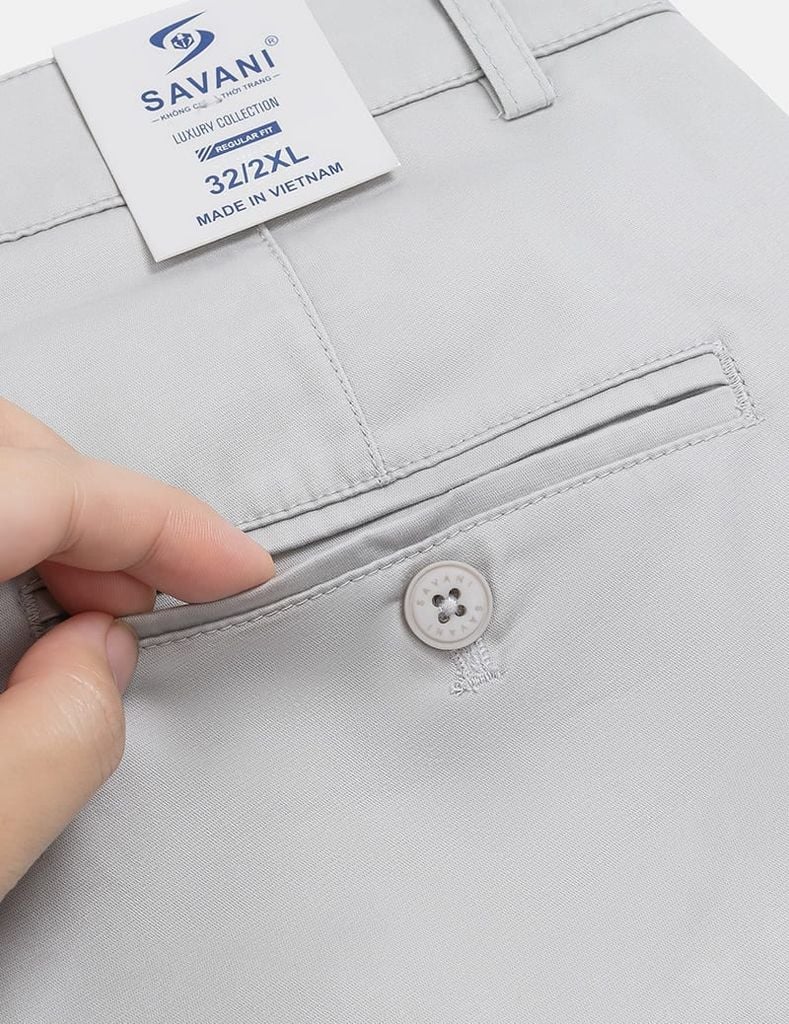Quần khaki nam cạp thường