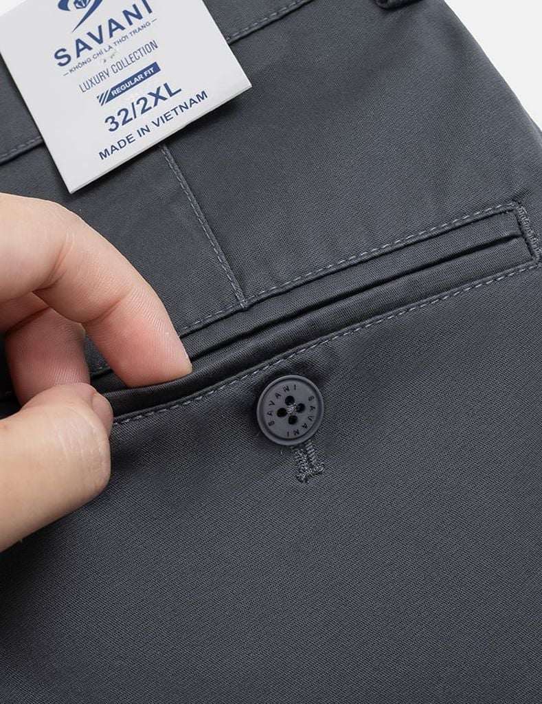 Quần khaki nam cạp thường