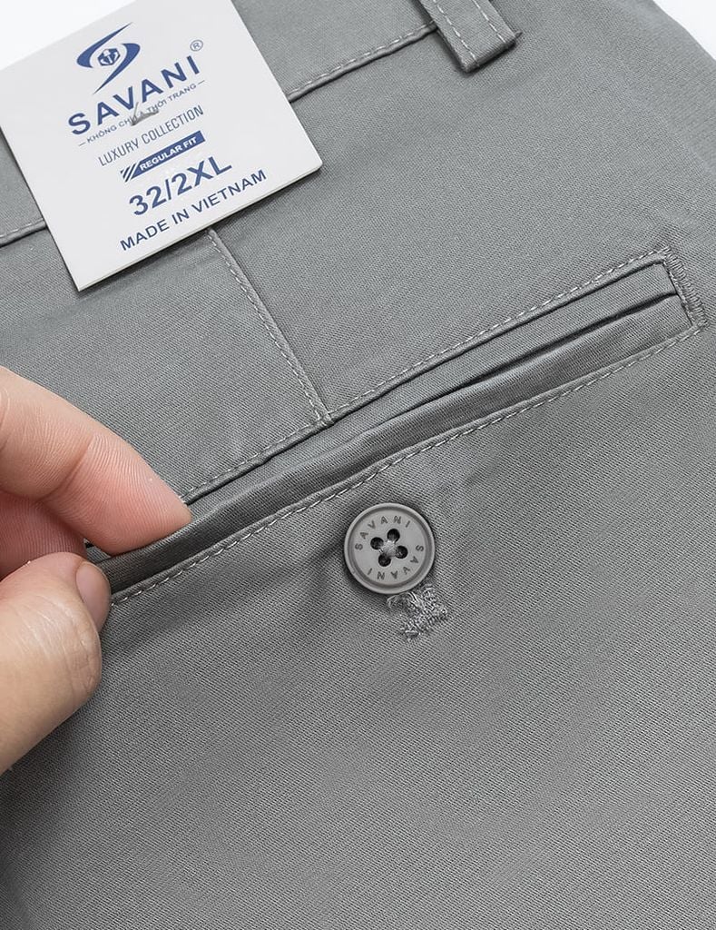 Quần khaki nam cạp thường
