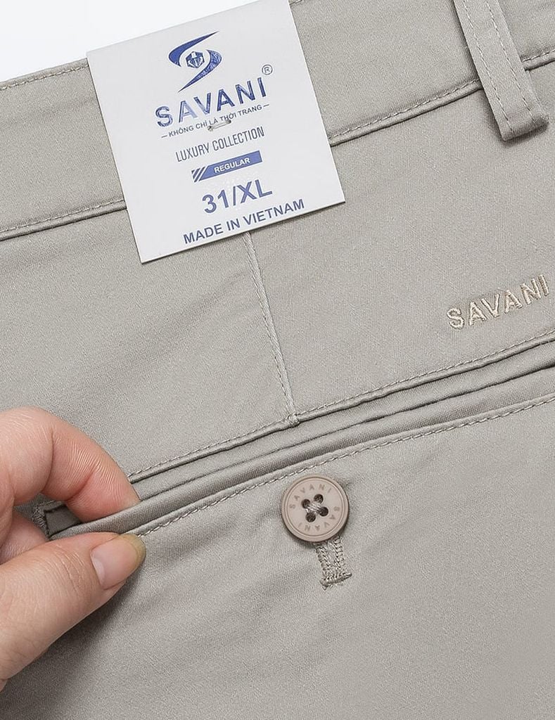 Quần khaki nam cạp thường