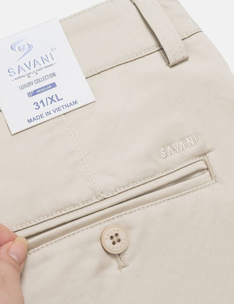 Quần khaki nam cạp thường