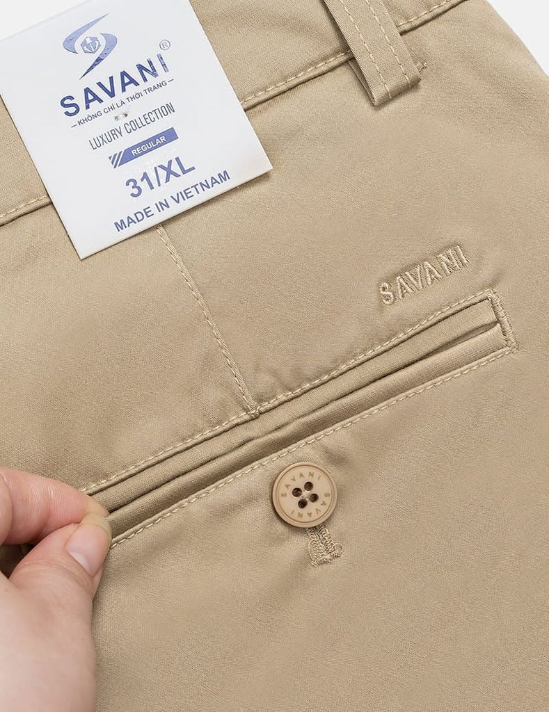 Quần khaki nam cạp thường
