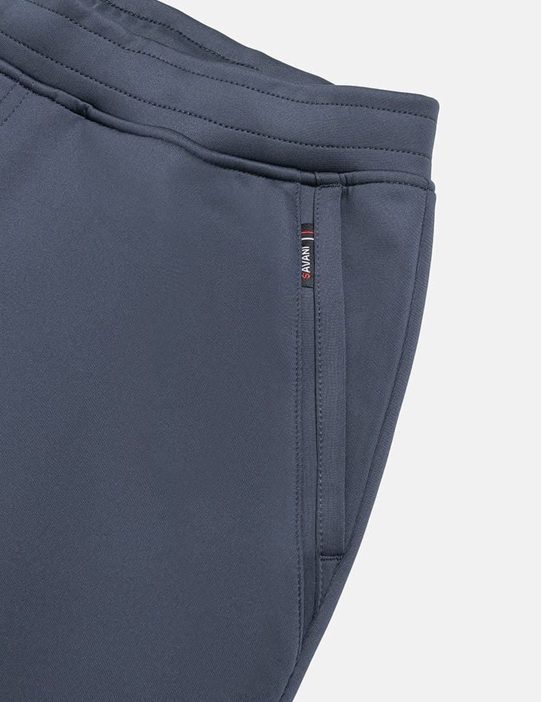 Quần nỉ nam ống suông kẹp mác dệt cửa túi