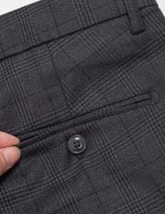 Áo vest nam cổ K hai khuy (Tặng 1 quần vest cùng bộ + 1 áo sơ mi nam)