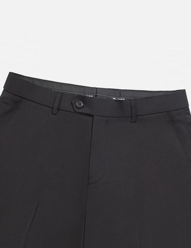 Quần short âu nam cạp quai nhê mác kim loại