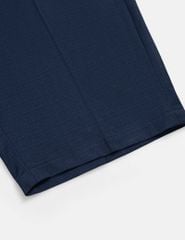 Quần short âu nam túi chéo vải kẻ