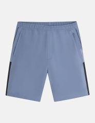 Quần short gió nam cạp chun phối can dọc quần