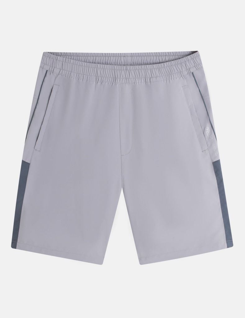 Quần short gió nam cạp chun phối can dọc quần