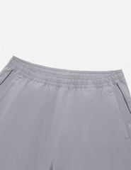 Quần short gió nam cạp chun phối can dọc quần