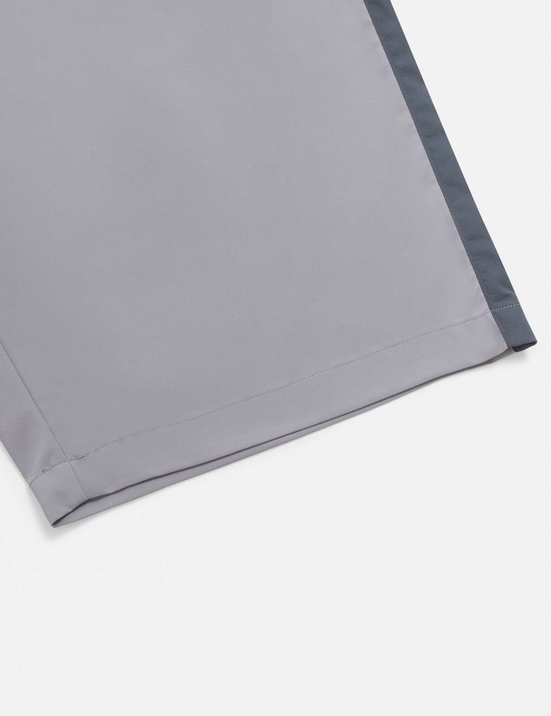 Quần short gió nam cạp chun phối can dọc quần