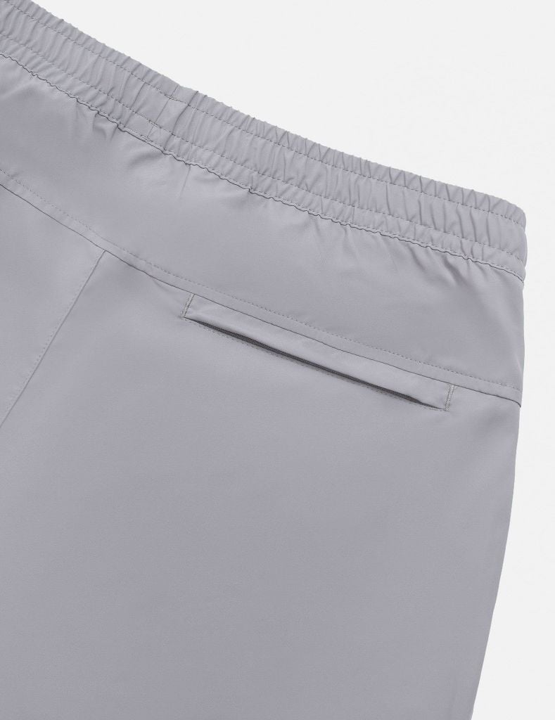 Quần short gió nam cạp chun phối can dọc quần